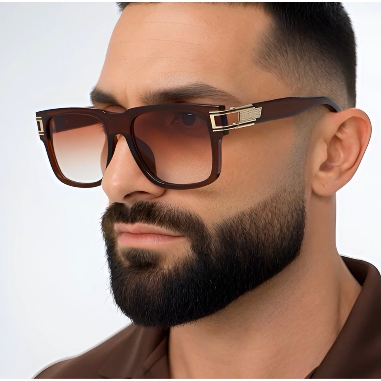 Men Large Oversized Classic Retro Vintage Style Sunglasses Uv400 Classy Gafas